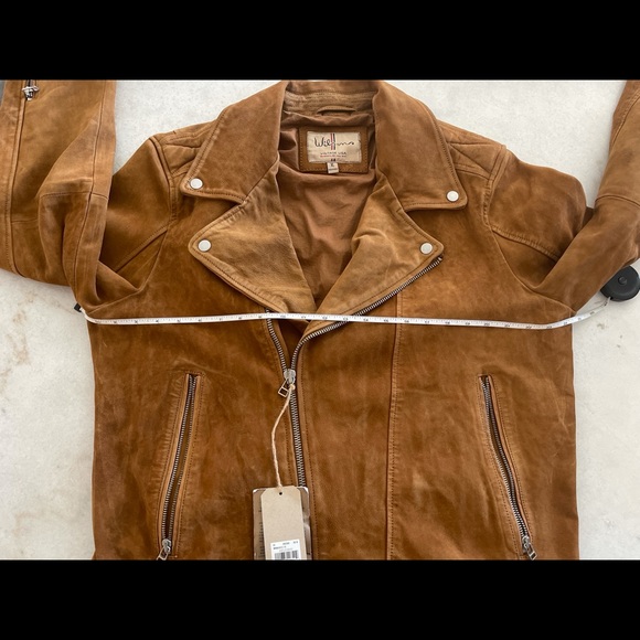 NEW W TAGS! Wilsons Leather M XL Distressed Suede - Picture 14 of 16